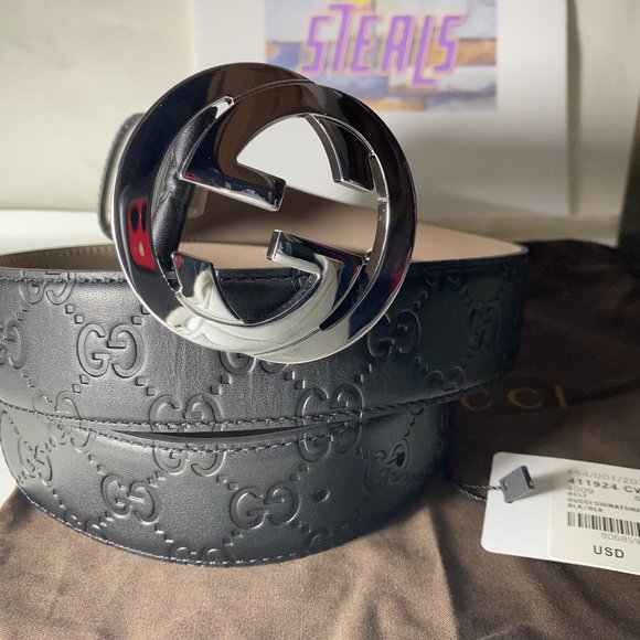 gucci Other - Authentic Guccisimma Monogram GG Belt